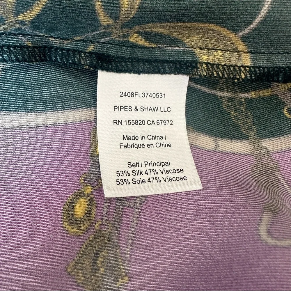 NWT Veronica Beard Sola Silk Camisole Top. Unique and Beautiful. Size 8. - Picture 10 of 12